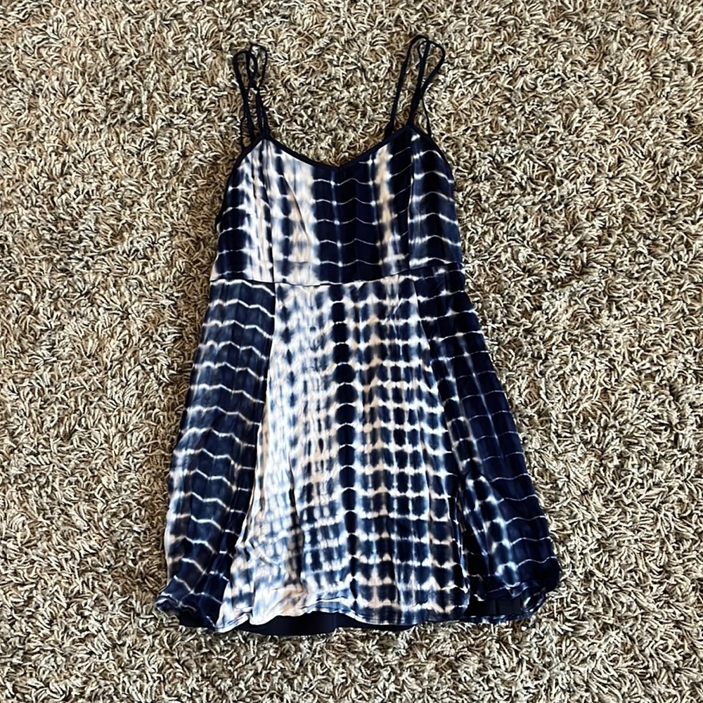 Spaghetti Strap Tie-Dye Dress